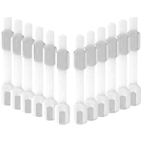 GAGAKU 12 Pack Cerradura Seguridad para Bebés Cierre de Seguridad para Armarios y Cajones sin Necesidad de Taladrar